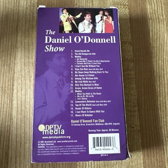 The Daniel O’Donnell Show VHS Public TV- Signed Signature Autograph Autographed - Picture 3 of 8